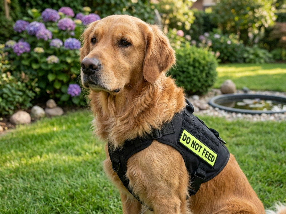 2 PCS DO NOT FEED Dog Patch Neon Green Embroidered Label 11cm*3cm