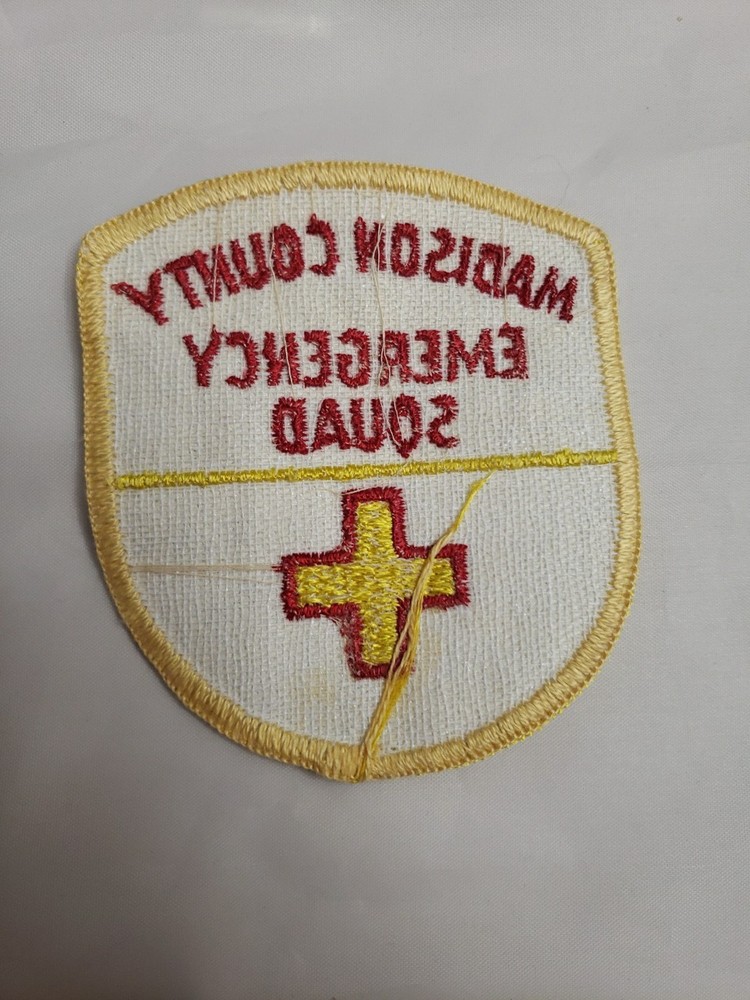MADISON COUNTY EMERGENCY SQUAD PATCH 3" x 3.25"