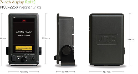 7″ Display for JRC radar JMA-1030