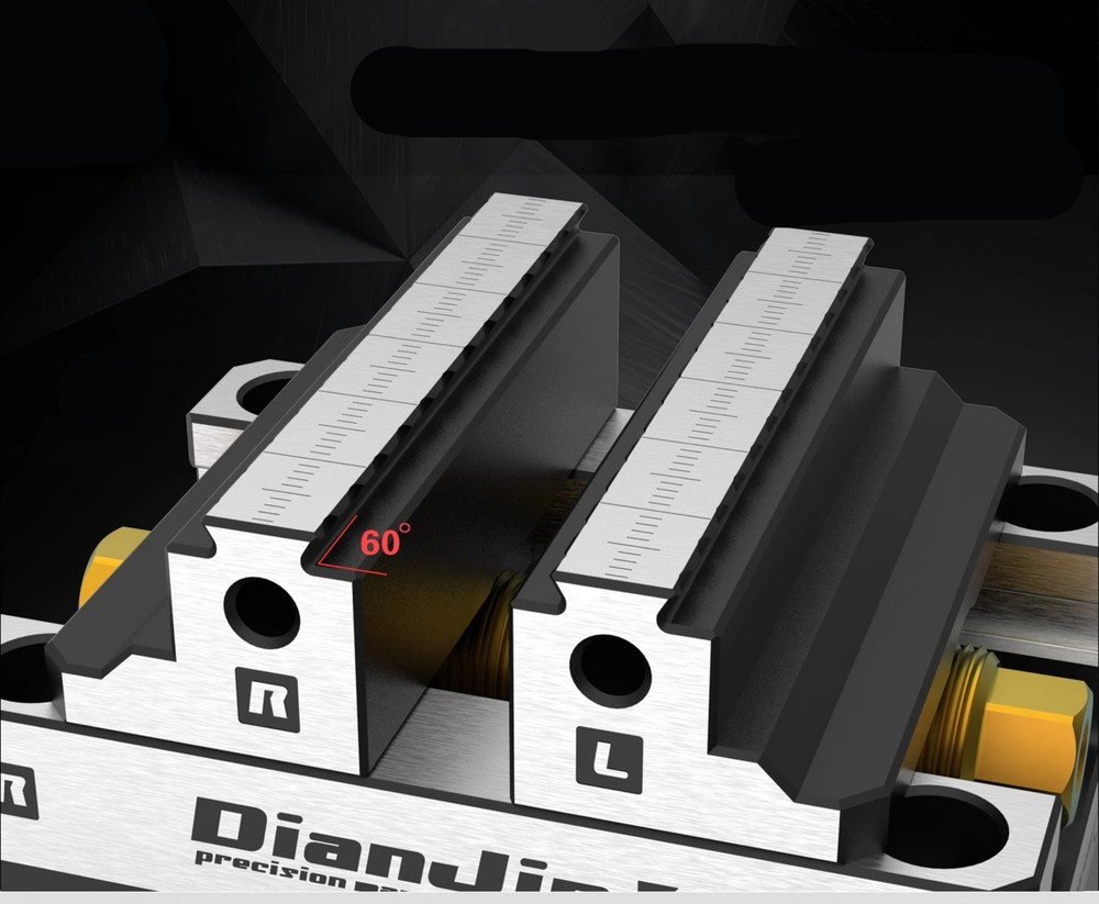 4/5 axis Fixture Self-centering Vise Zero-point Quick-change 4 axis DJ 6080h
