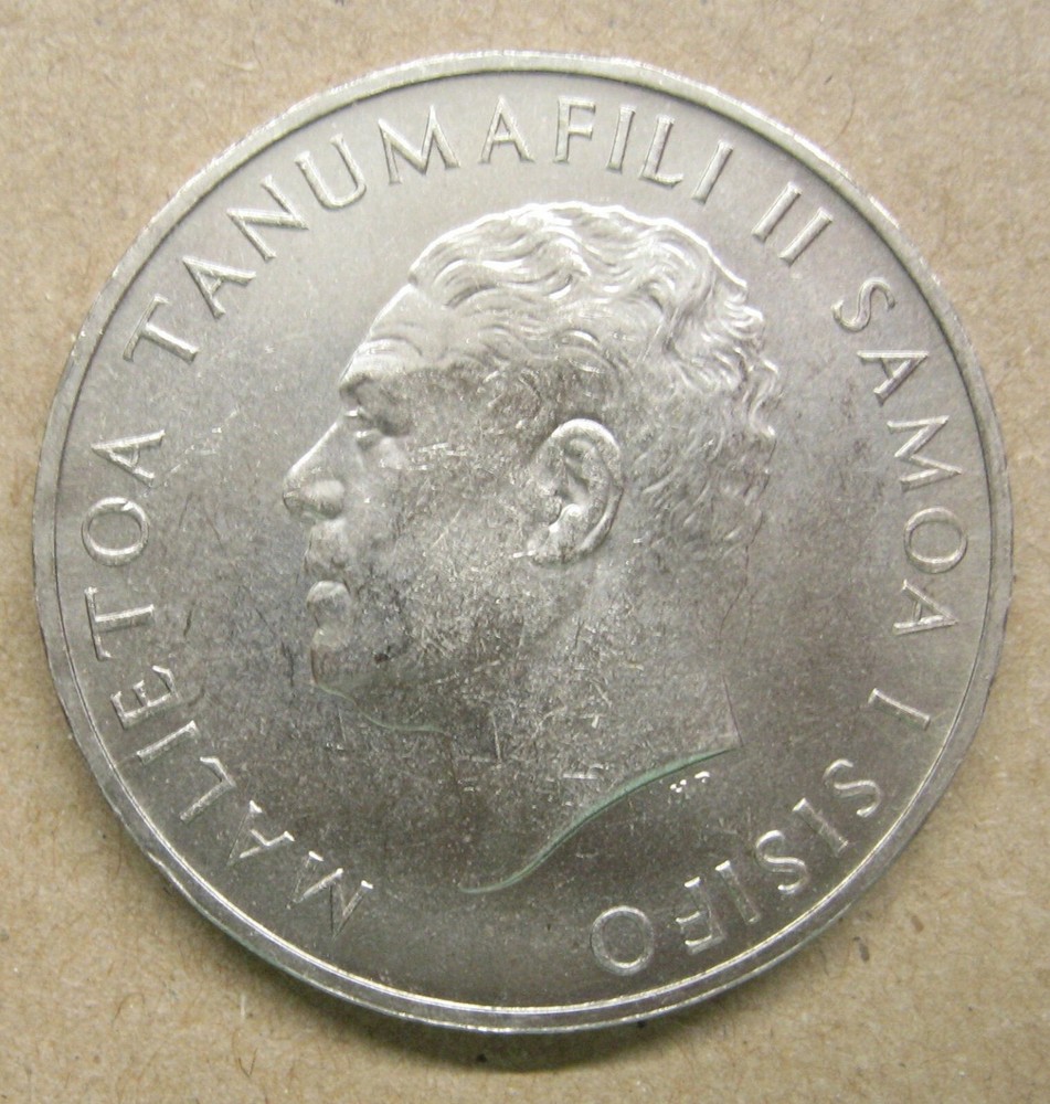 1967 Western Samoa One Dollar Take a Look