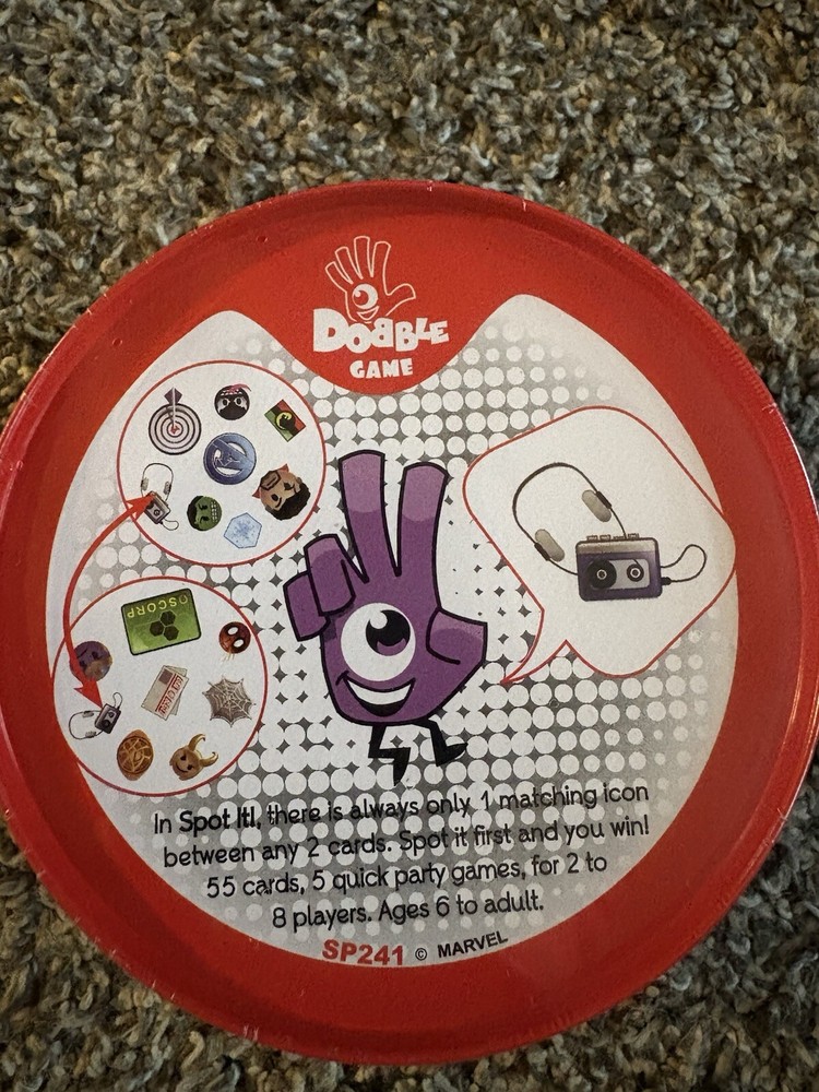 Spot It! Marvel - Tin - Brand New Sealed