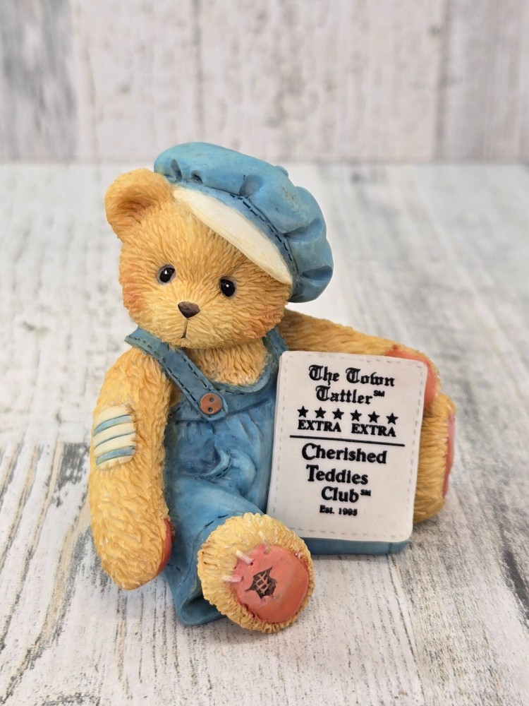 Cherished Teddies Cub E. Bear Charter Membership 1995 Enesco