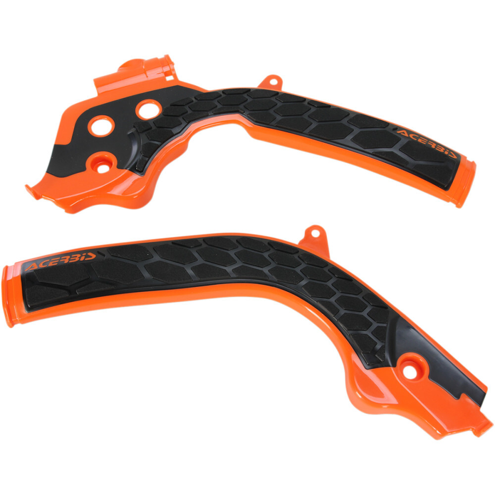ACERBIS X-Grip Frame Guards (Orange/Black) 2449535225
