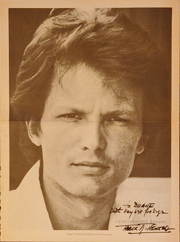 FRANK M. BENARD Signed Variety Magazine Page Young & the Restless
