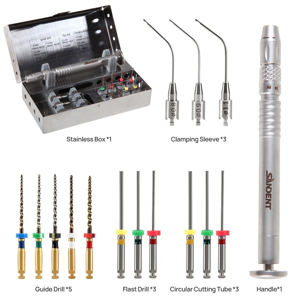 Dental Broken Root Canal File Extractor Endodontic Endo Files Removal System Kit
