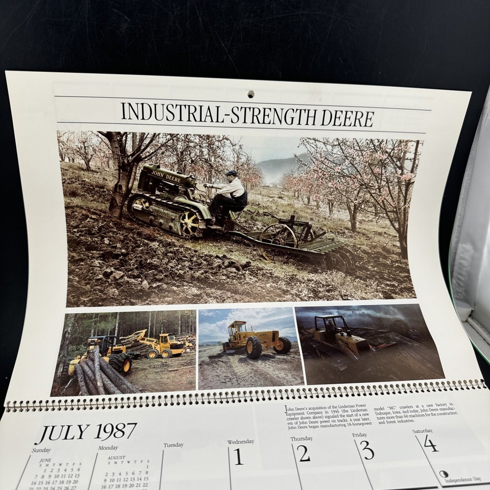 1987 John Deere Calander 💥 Miami Farm Equipment