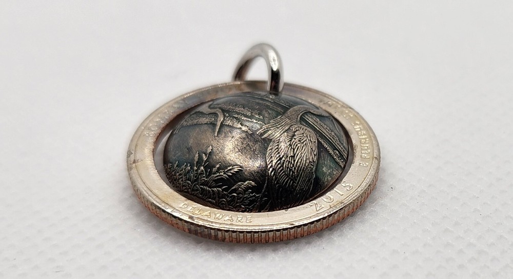 US QUARTER Coin Pendant