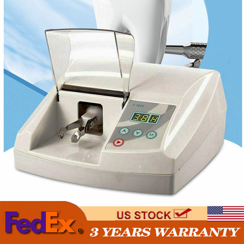 Dental Lab Digital Amalgamator Amalgam Capsule Mixer Triturator Speed Adjustable
