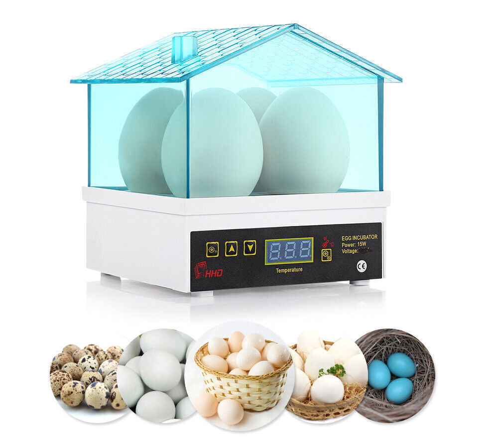 4 Egg Digital Egg Incubator Poultry Hatcher Chicken Duck Mini Egg Incubator 220V
