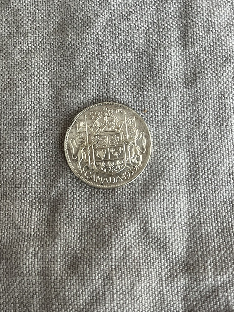 Canada Silver Half Dollar 1939 Lot 15b