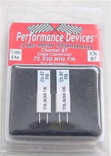 Airtronics 75Mhz FM Crystal Set - Channel 87