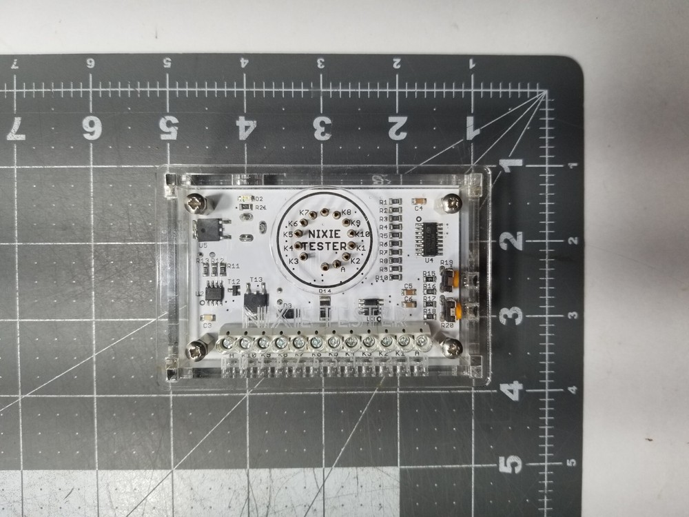 Retro Nixie Tester assembled by Retrotime Nixie Tubes