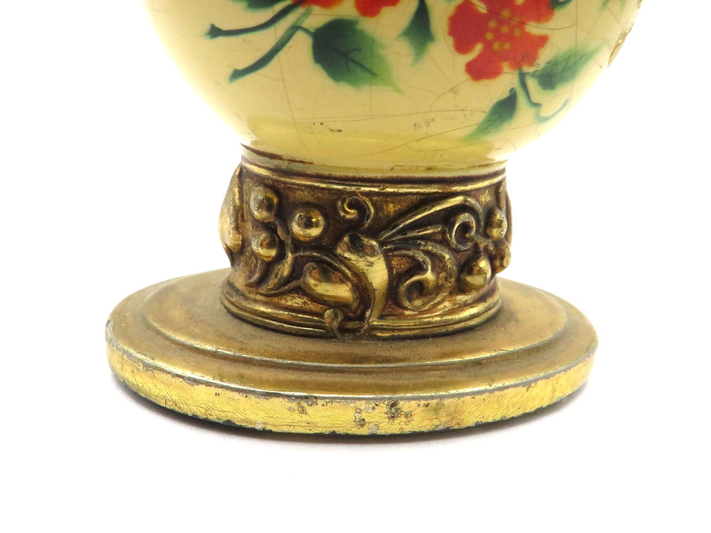 VINTAGE CERAMIC "LEONA" RONSON TABLE LIGHTER - BEEN FIRED - SELLING AS IS**