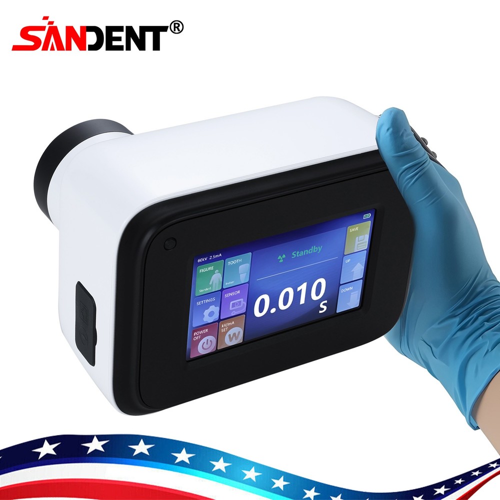 Dental X Portable Ray Digital Machine Rayos with Scatter Shield Protective Ring