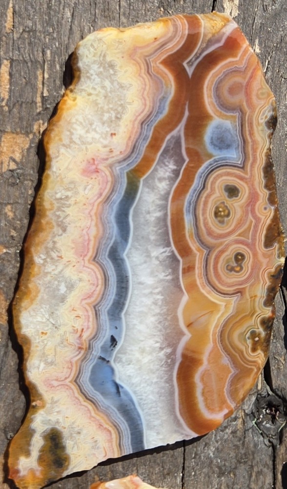 Turkish Agate Slabs Slices From Two Stones Matching Lapidary Unique