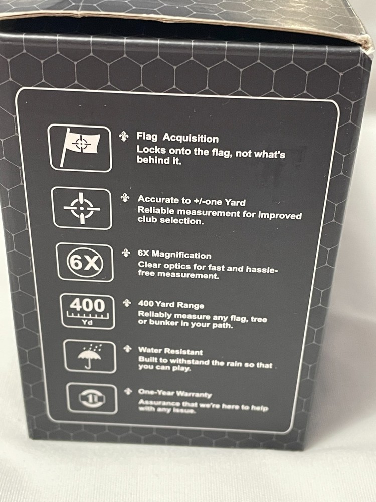 PeakPulse Golf Rangefinder Range 600 Teal Compact Sidekick with Hard Case