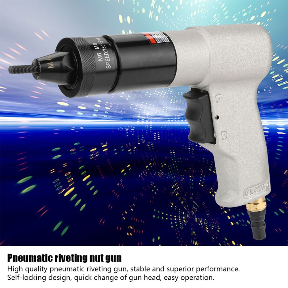 (KP-7322)Pneumatic Riveting Pull Nut Automatic Air Riveter Nut Tool NY