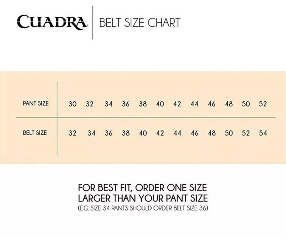 Cuadra Men’s Belt Caiman Belly Black -281
