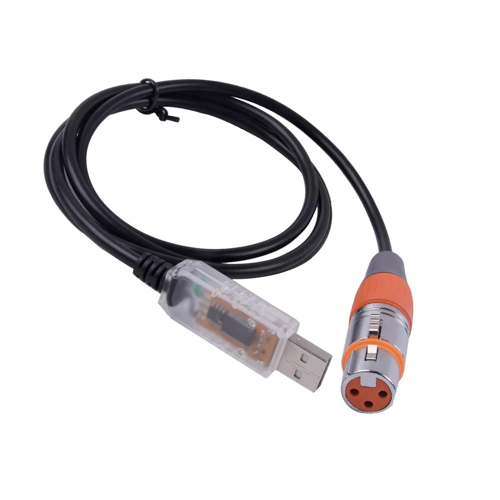 USB to DMX Interface Adapter Cable Stage Light PC DMX512 ControllerDimmer DMX S4