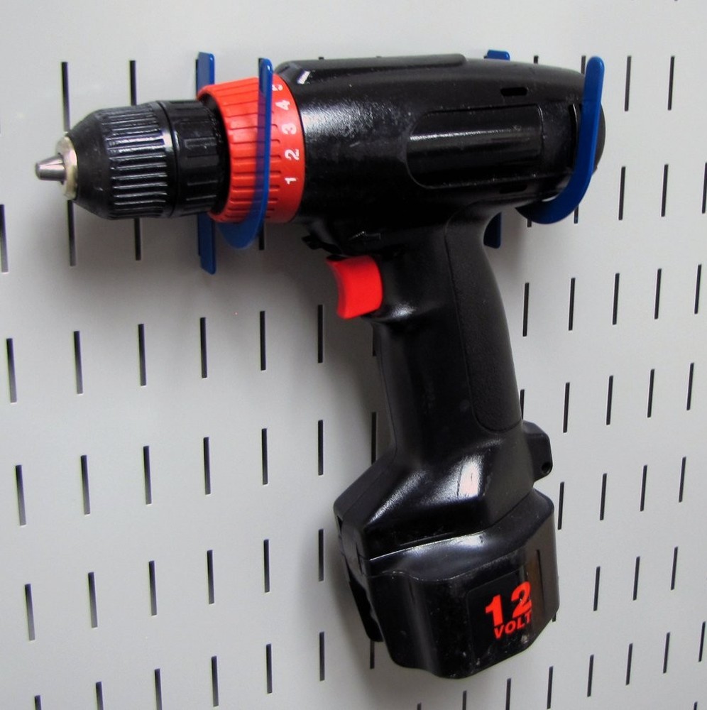 Wall Control Blue Pegboard Kit: Deluxe Storage & Organization, 50 lbs Capacity