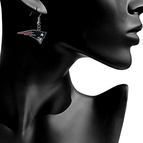 NFL Dangle Earrings New England Patriots
