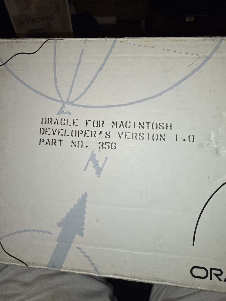 Oracle for Macintosh Developer’s Kit v1.0a (1988–1989) – Complete • UNUSED!