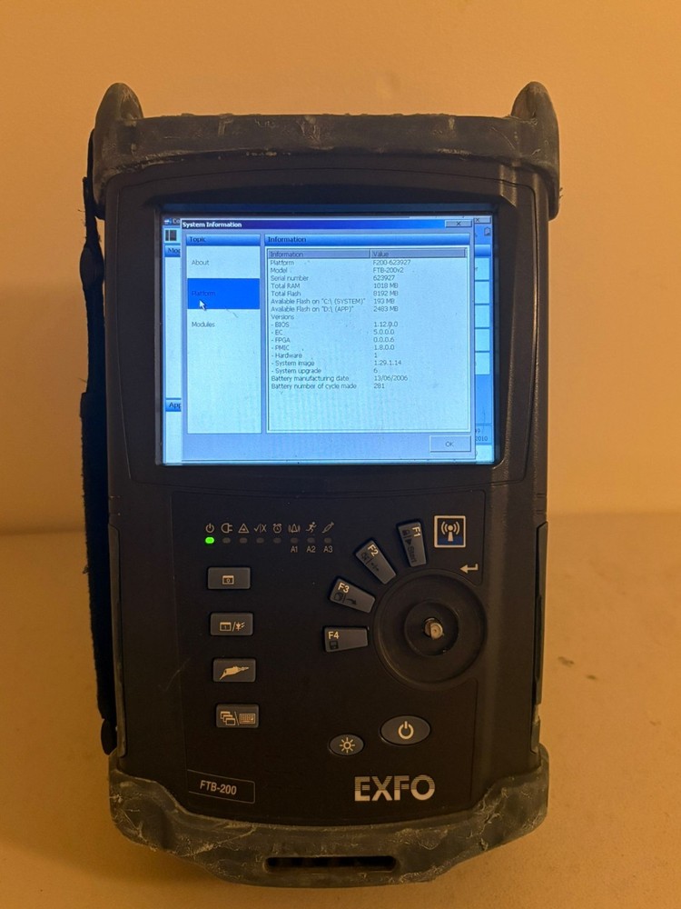 EXFO FTB-200 V2 Mainframe - No Modules