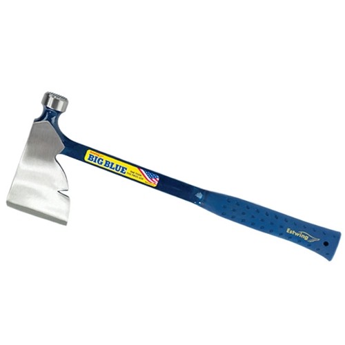 EstWing E3-R Solid Steel Riggers Axe, Milled Face