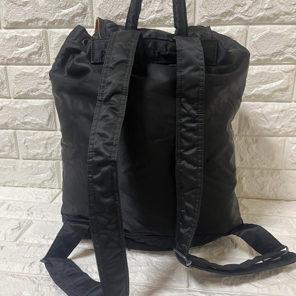 Porter Yoshida & Co Tanker black backpack bag Drawstring Bag