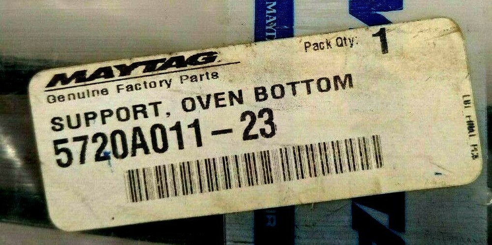 Maytag Oven Bottom Support 5720A011 23 Black
