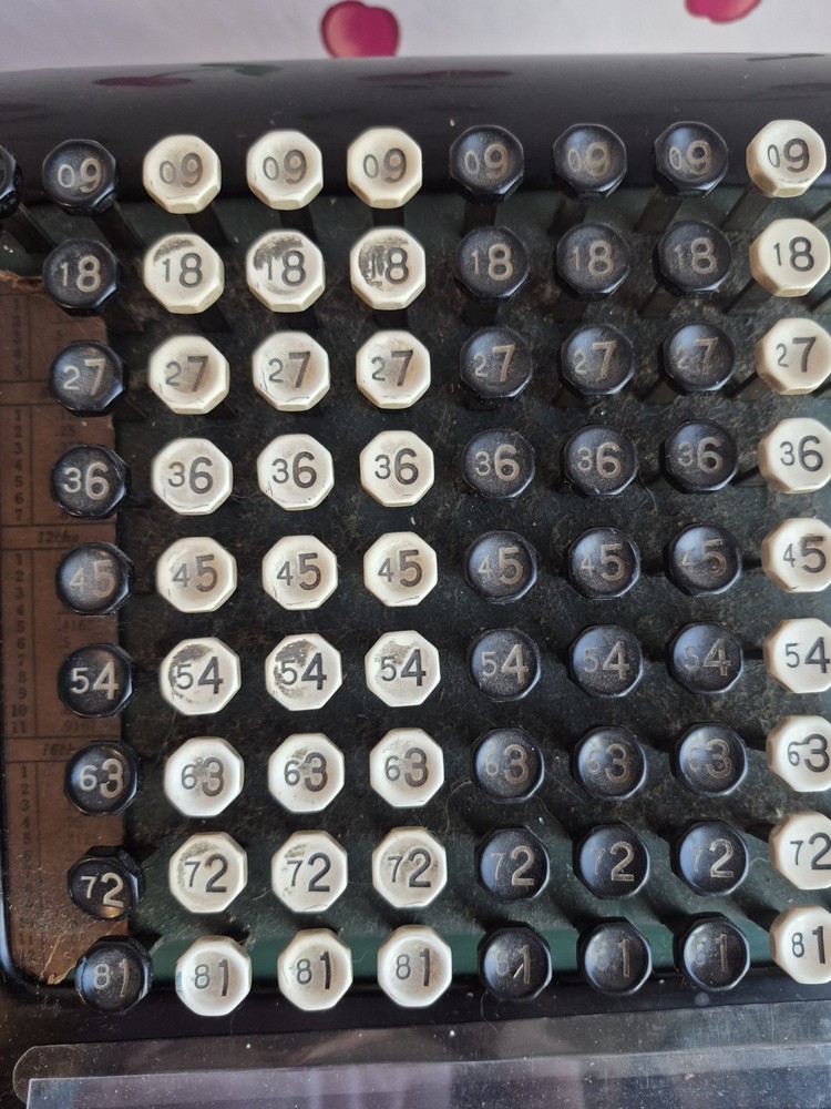 Antique Burroughs Adding Machine Calculator