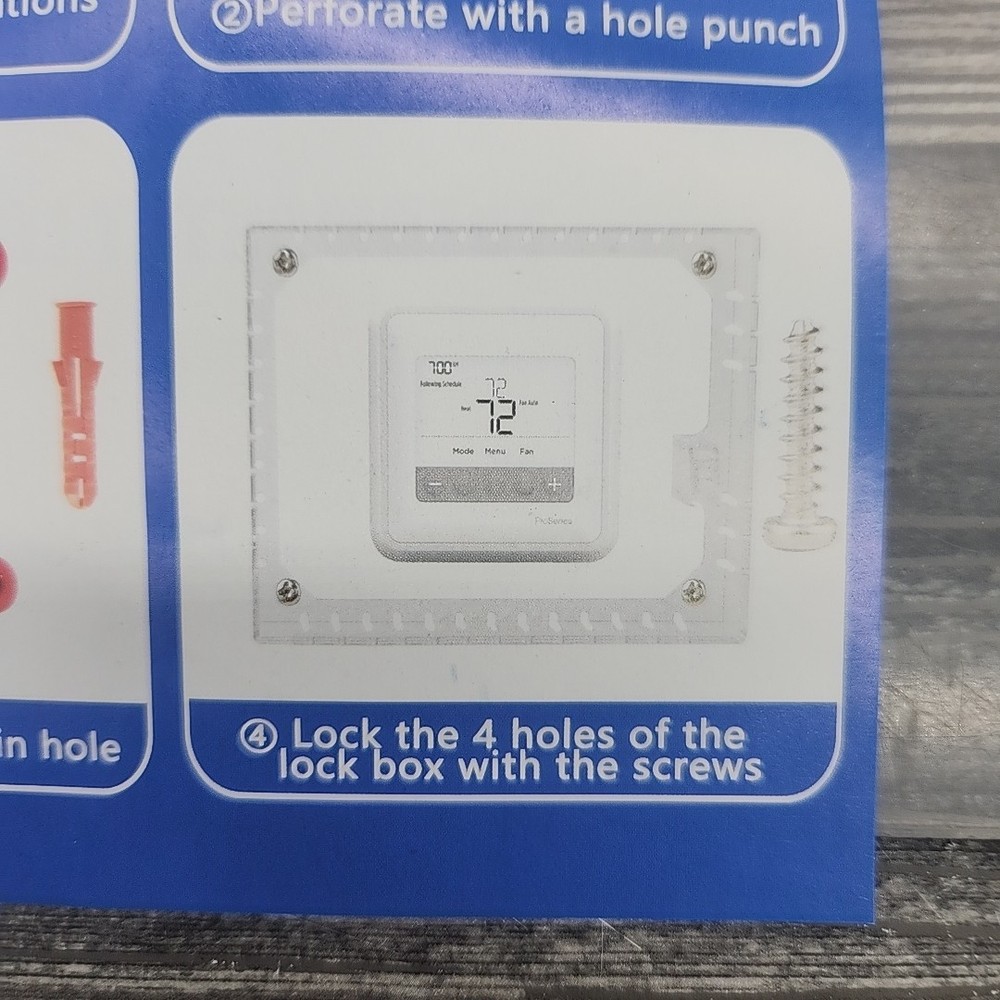 Thermostat Lock Box with keys clear [130]