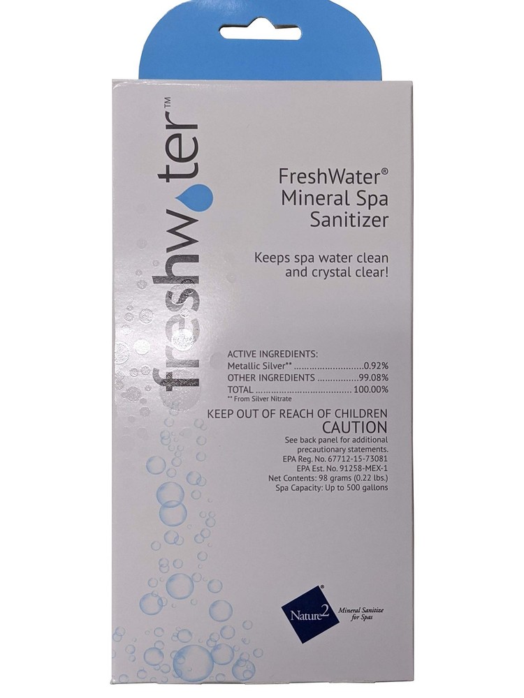 Mineral Spa Cleaner Silver Ionizer 80010 white