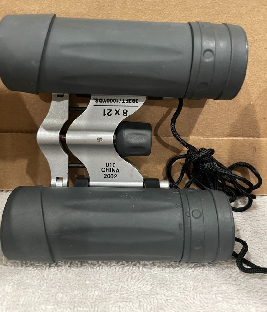 RUGGED EXPOSURE RUBBER ARMORED 8 X 21 mm BINOCULARS