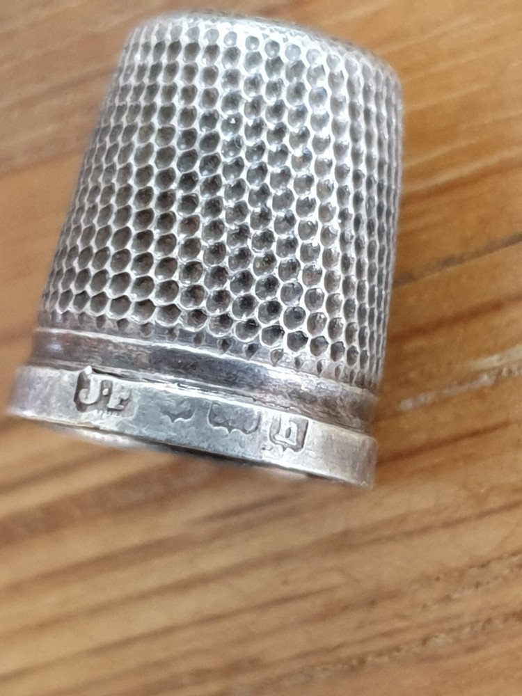 Antique Solid Sterling Miniatures Thimble
