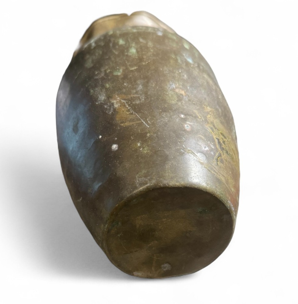 Solid Brass Vase Planter Sack Bag Tassel Rope