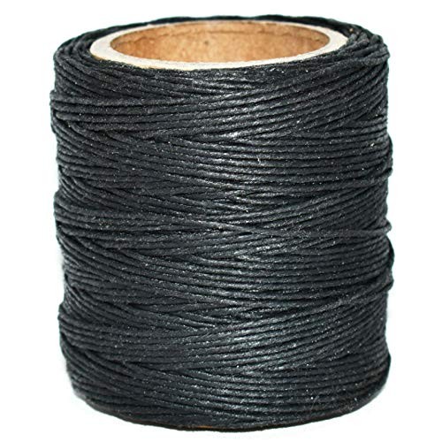 - .020" Black Waxed Polycord. 210 feet Each. Includes 2 spools.