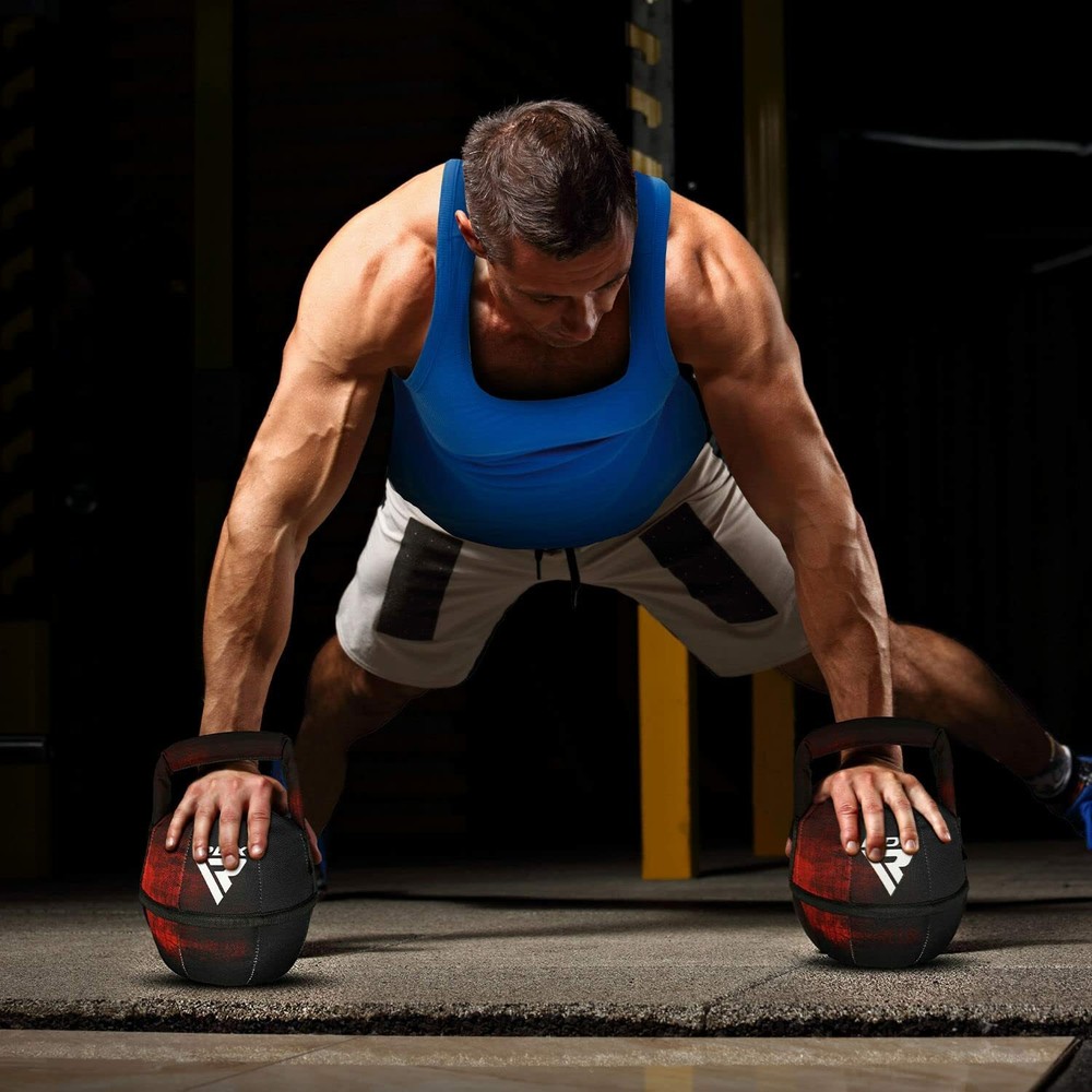 Kettlebell Weights by RDX, Strength Training Workout, Kettlebell Handle
