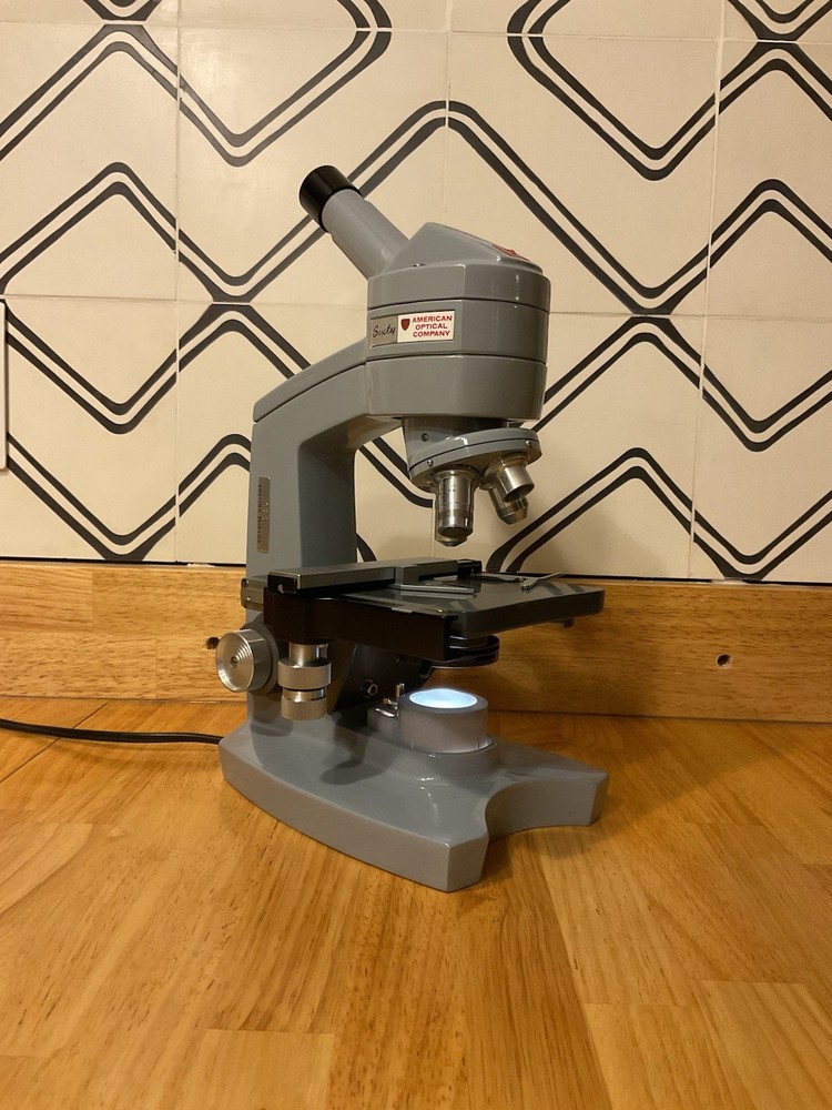 American Optical Educational Microscope Series Sixty (60) With 4 Objectives