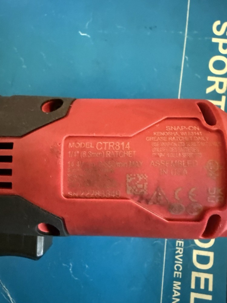 Snap On 1/4 Ratchet Ctr814