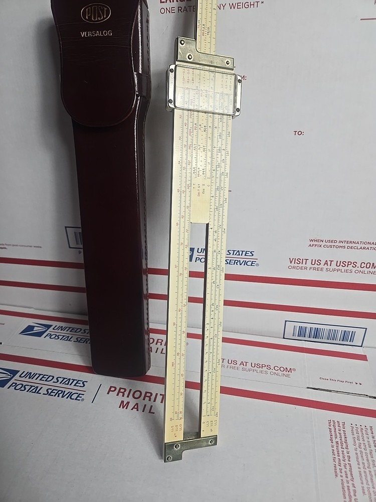 Post 1460 Versalog Slide Rule + Case