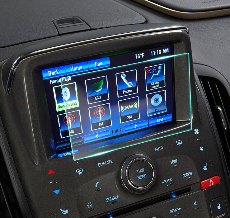 Crystal Clear Screen Protector for 2014 Chevrolet Volt Vehicle Navigation