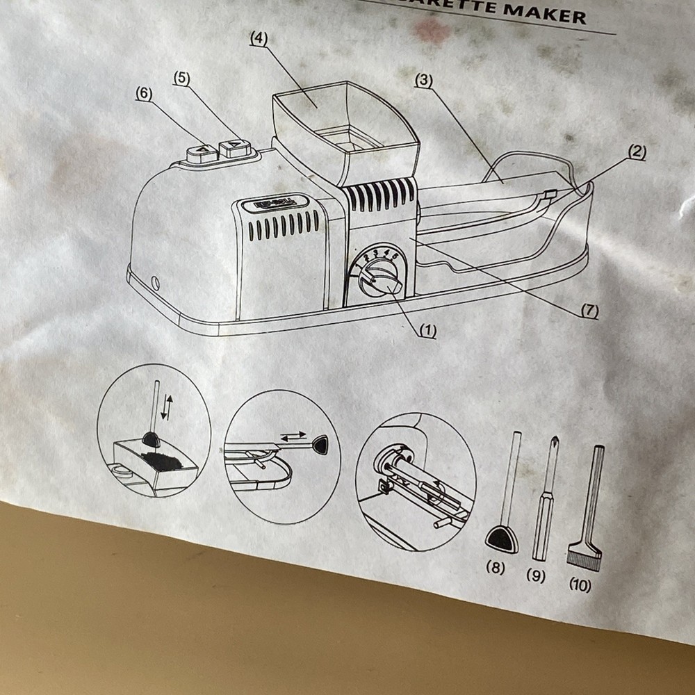 Automatic Electric Cigarette Injector Machine Maker/ European Socket NOT U.S.