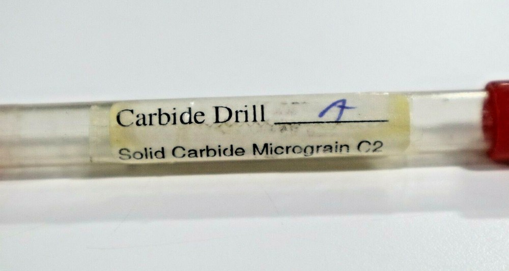 SIZE "A" CARBIDE DRILL, 2 FLUTE B374