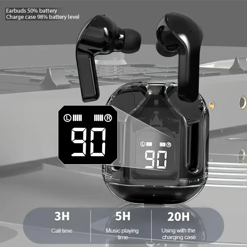 Wireless Headphones with Silicone Case