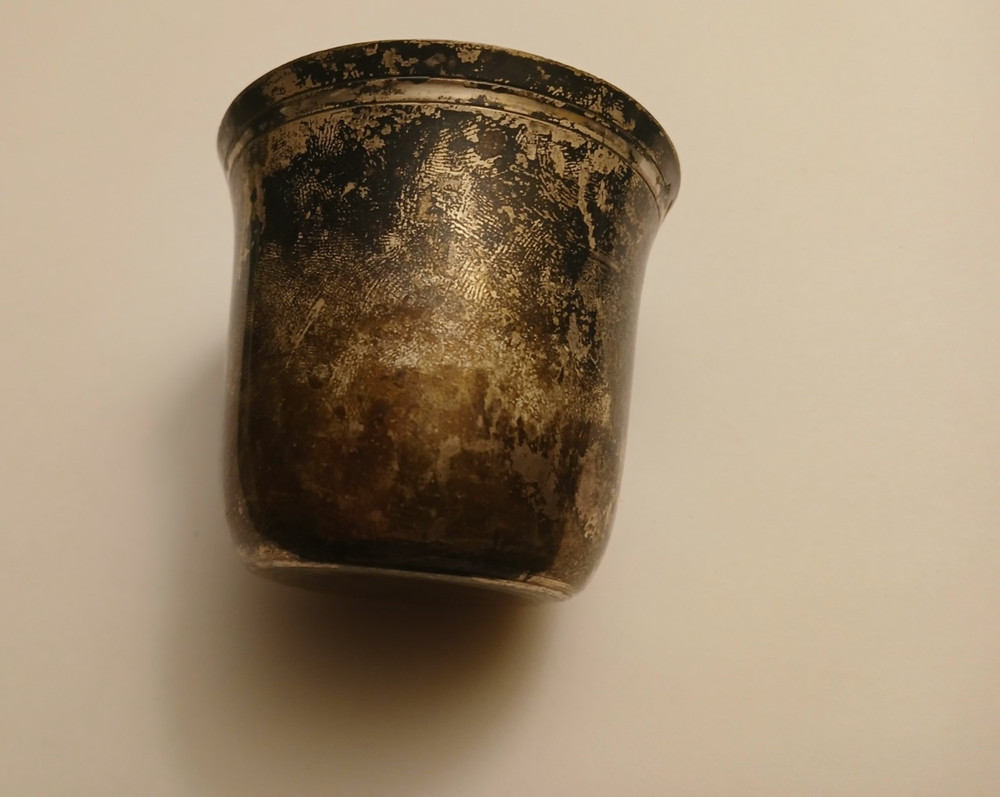 ANTIQUE FRENCH 800 SILVER CUP.