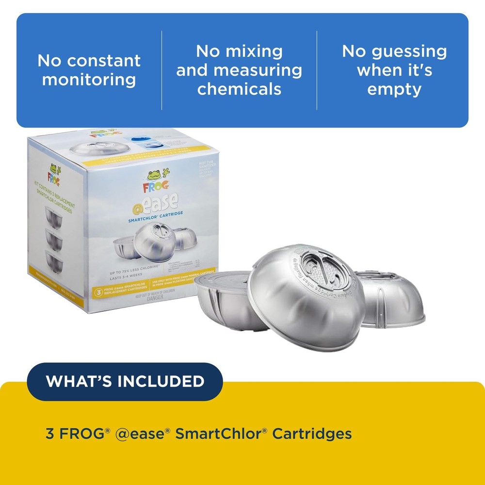 FROG @Ease SmartChlor Cartridge Hot Tub Replacement Floating System