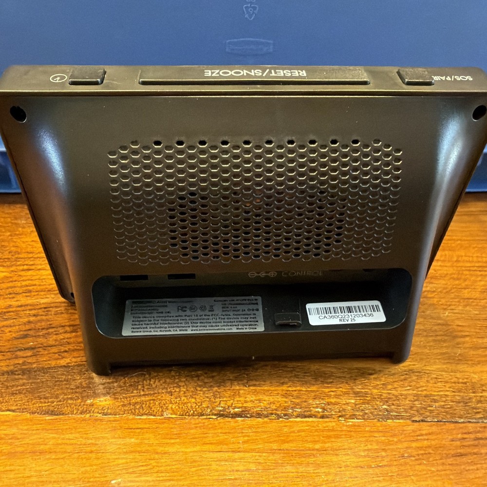 Serene Innovations Alert Alarm Clock Receiver System And Bed Shaker