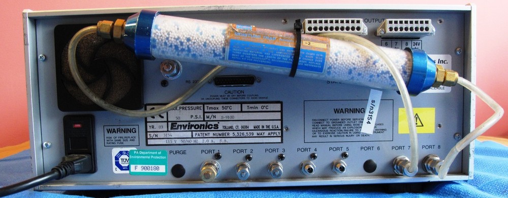 Environics S-9100 Computerized Ambient Monitoring Calibration System